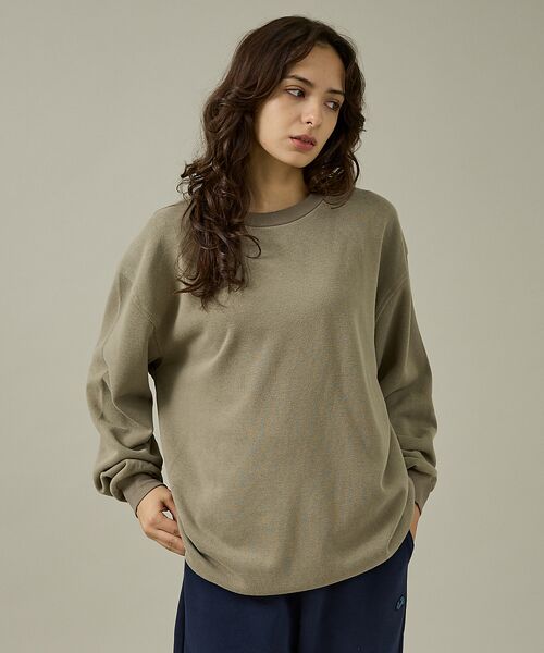 ABAHOUSE / アバハウス ニット・セーター | 【SEABEES / シービス】KNIT & SEWN CREW NECK L/ | 詳細15