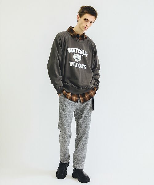 ABAHOUSE / アバハウス パンツ | 【JEMORGAN/ジェーイーモーガン】ニットフリースロングパンツ/防寒/ユニセ | 詳細1