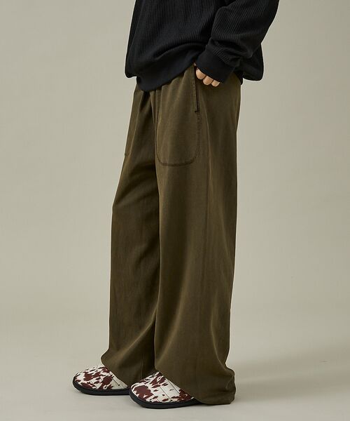 ABAHOUSE/アバハウス 【SEABEES / シービス】HEAVY WEIGHT WIDE PANTS ブラウン M ABAHOUSE/アバハウス 【SEABEES / シービス】HEAVY WEIGHT WIDE PANTS ブラウン M