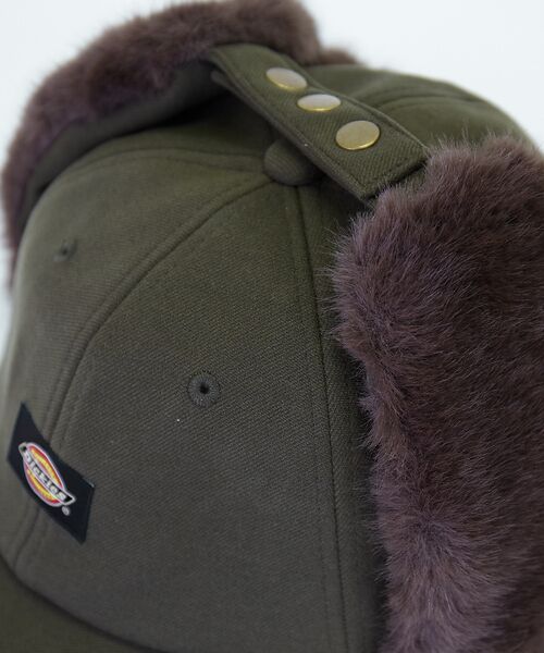 ABAHOUSE / アバハウス ハット | 【Dickies / ディッキーズ】EX FAKEFUR TRAPPER HAT | 詳細4