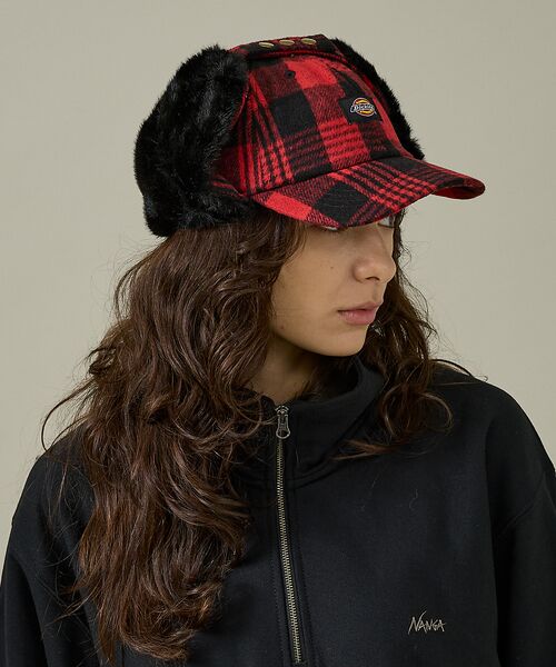 ABAHOUSE / アバハウス ハット | 【Dickies / ディッキーズ】EX FAKEFUR TRAPPER HAT | 詳細5