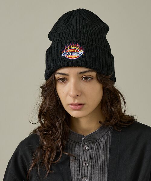 ABAHOUSE / アバハウス ハット | 【Dickies / ディッキーズ】EX FIRE LOGO KNIT WATC | 詳細9