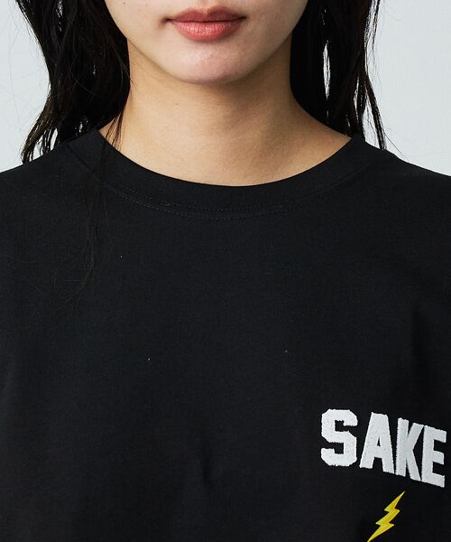 ABAHOUSE / アバハウス Tシャツ | 【YOIDORE / ヨイドレ】KAMINARISAMA / 雷様 刺繍ロングT | 詳細15