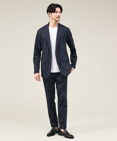 ABAHOUSE / アバハウス テーラードジャケット | 【新型/上下2点セット】ポンチ セットアップ/スーツ ジャケット＆スラックス