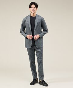 ABAHOUSE / アバハウス テーラードジャケット | 【新型/上下2点セット】ポンチ セットアップ/スーツ ジャケット＆スラックス