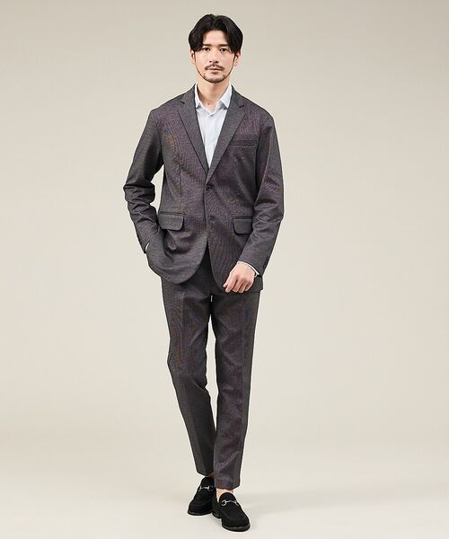 ABAHOUSE / アバハウス テーラードジャケット | 【新型/上下2点セット】ポンチ セットアップ/スーツ ジャケット&スラックス | 詳細2