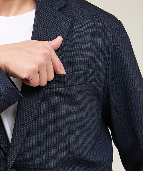 ABAHOUSE / アバハウス テーラードジャケット | 【新型/上下2点セット】ポンチ セットアップ/スーツ ジャケット&スラックス | 詳細7