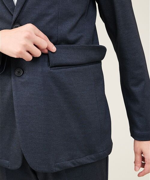 ABAHOUSE / アバハウス テーラードジャケット | 【新型/上下2点セット】ポンチ セットアップ/スーツ ジャケット&スラックス | 詳細9