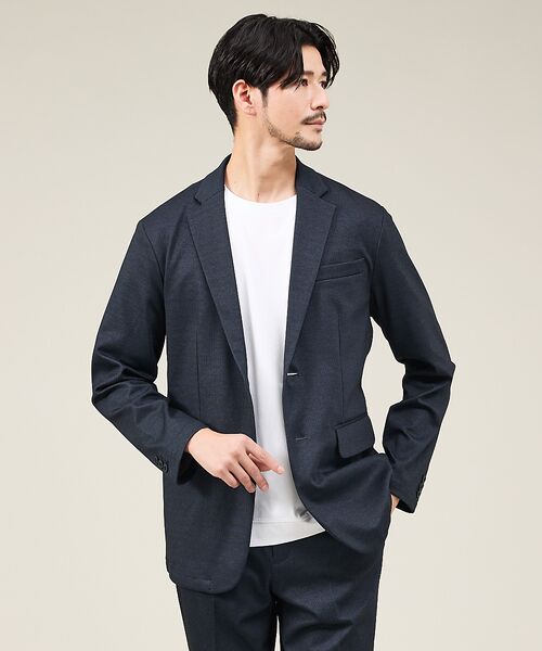 ABAHOUSE / アバハウス テーラードジャケット | 【新型/上下2点セット】ポンチ セットアップ/スーツ ジャケット&スラックス | 詳細3