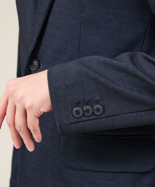 ABAHOUSE / アバハウス テーラードジャケット | 【新型/上下2点セット】ポンチ セットアップ/スーツ ジャケット&スラックス | 詳細9