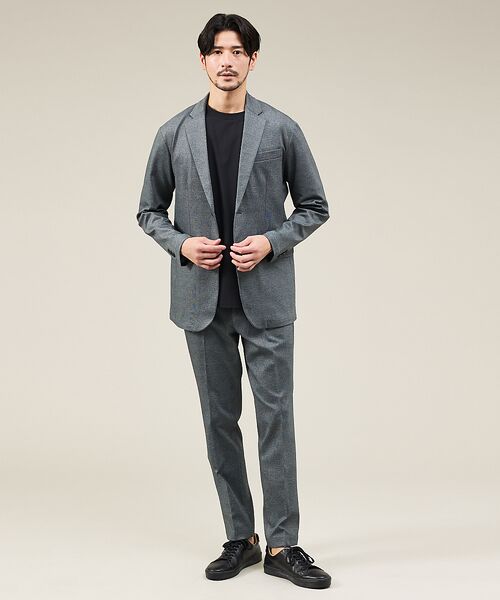 ABAHOUSE / アバハウス テーラードジャケット | 【新型/上下2点セット】ポンチ セットアップ/スーツ ジャケット&スラックス(その他1)