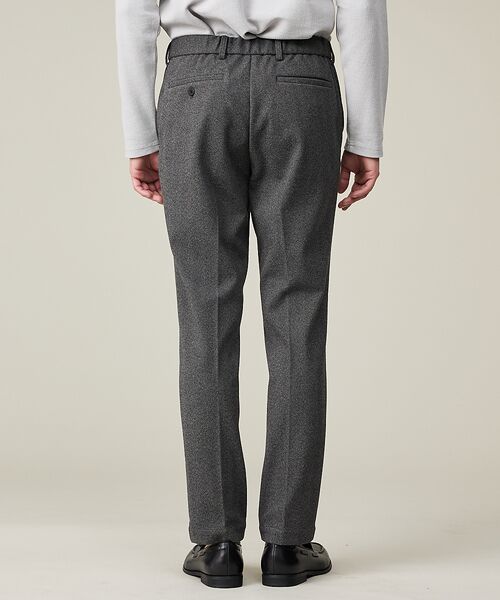 ABAHOUSE / アバハウス スラックス・ドレスパンツ | 【セットアップ対応】ヘリンボーン ジャガード ニットスラックス | 詳細10