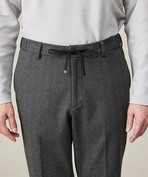 ABAHOUSE / アバハウス スラックス・ドレスパンツ | 【セットアップ対応】ヘリンボーン ジャガード ニットスラックス | 詳細11
