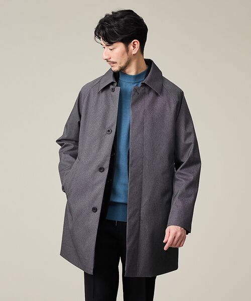 ABAHOUSE/アバハウス 【SORONA】ライナー付 ステンカラーコート / 撥水性 / 2WAY チャコールグレー 50 ABAHOUSE/アバハウス 【SORONA】ライナー付 ステンカラーコート / 撥水性 / 2WAY チャコールグレー 50