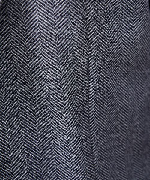 ABAHOUSE / アバハウス テーラードジャケット | 【セットアップ対応】ヘリンボーン ジャガード ニットジャケット | 詳細1