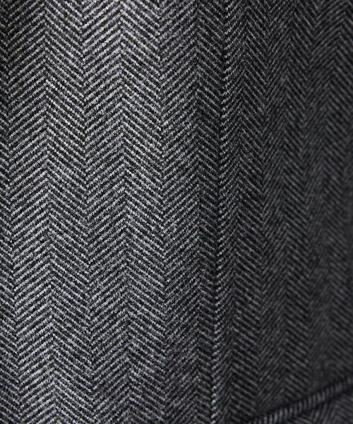 ABAHOUSE / アバハウス テーラードジャケット | 【セットアップ対応】ヘリンボーン ジャガード ニットジャケット | 詳細3