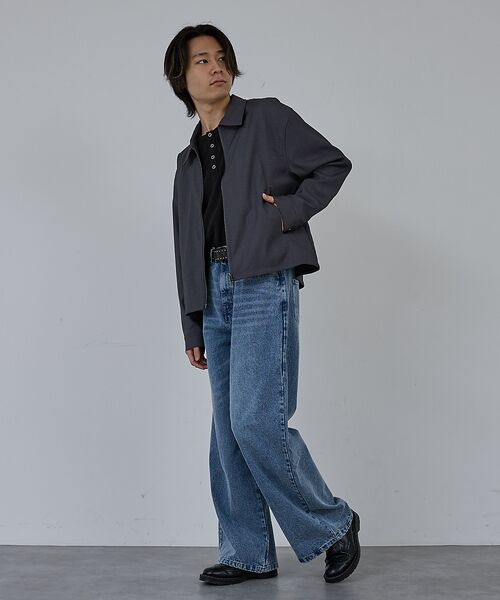 ABAHOUSE / アバハウス ブルゾン | 【AH ABAHOUSE】クロップド ダブルジップアップブルゾン | 詳細5