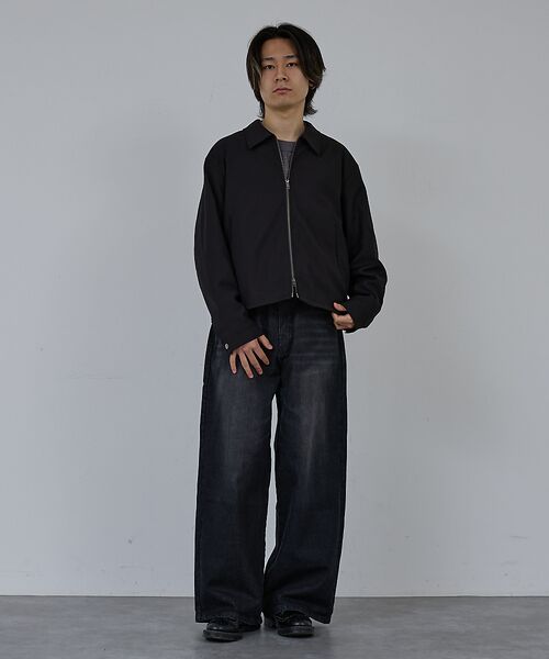 ABAHOUSE / アバハウス ブルゾン | 【AH ABAHOUSE】クロップド ダブルジップアップブルゾン | 詳細7