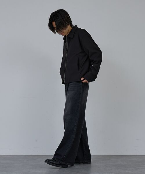 ABAHOUSE / アバハウス ブルゾン | 【AH ABAHOUSE】クロップド ダブルジップアップブルゾン | 詳細16