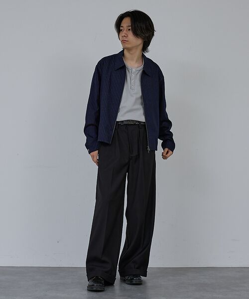 ABAHOUSE / アバハウス ブルゾン | 【AH ABAHOUSE】クロップド ダブルジップアップブルゾン | 詳細25