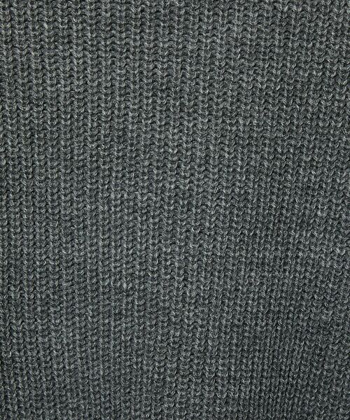 ABAHOUSE / アバハウス ニット・セーター | 【AH ABAHOUSE】畦編み ダメージ クルーネックニット プルオーバー | 詳細2