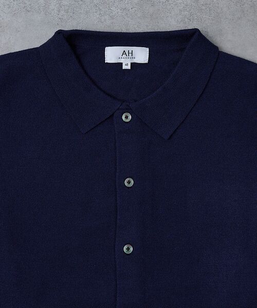 ABAHOUSE / アバハウス ニット・セーター | 【AH ABAHOUSE】カシミヤタッチ ニットシャツカーディガン | 詳細19