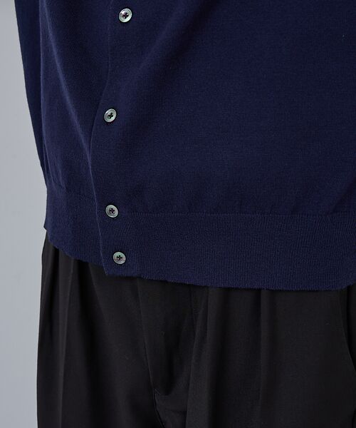 ABAHOUSE / アバハウス ニット・セーター | 【AH ABAHOUSE】カシミヤタッチ ニットシャツカーディガン | 詳細14