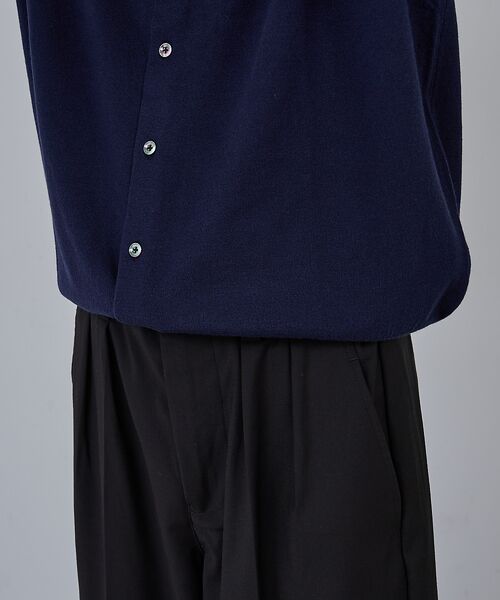 ABAHOUSE / アバハウス ニット・セーター | 【AH ABAHOUSE】カシミヤタッチ ニットシャツカーディガン | 詳細15