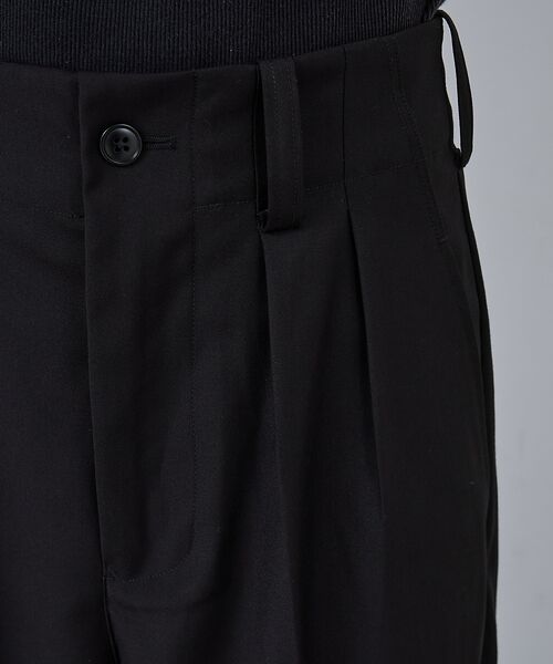 ABAHOUSE / アバハウス スラックス・ドレスパンツ | 【AH ABAHOUSE】2タック ワイドストレートスラックス / セットアップ | 詳細11