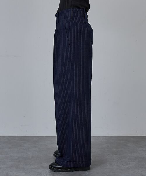 ABAHOUSE / アバハウス スラックス・ドレスパンツ | 【AH ABAHOUSE】2タック ワイドストレートスラックス / セットアップ | 詳細20