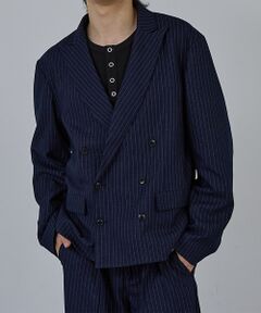 ABAHOUSE / アバハウス テーラードジャケット | 【AH ABAHOUSE】クロップド ダブルテーラードジャケット / セットアッ