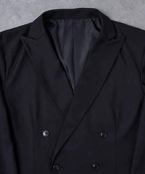 ABAHOUSE / アバハウス テーラードジャケット | 【AH ABAHOUSE】クロップド ダブルテーラードジャケット / セットアッ | 詳細18