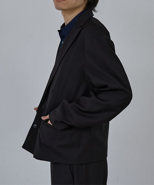 ABAHOUSE / アバハウス テーラードジャケット | 【AH ABAHOUSE】クロップド ダブルテーラードジャケット / セットアッ | 詳細9