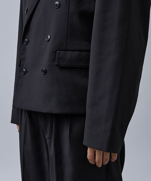 ABAHOUSE / アバハウス テーラードジャケット | 【AH ABAHOUSE】クロップド ダブルテーラードジャケット / セットアッ | 詳細13