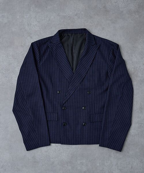 ABAHOUSE / アバハウス テーラードジャケット | 【AH ABAHOUSE】クロップド ダブルテーラードジャケット / セットアッ | 詳細24