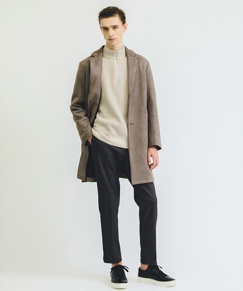 ABAHOUSE / アバハウス アウター | 【スエードライク】ボンディング チェスターコート | 詳細4