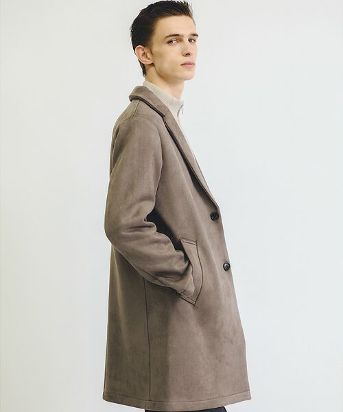 ABAHOUSE / アバハウス アウター | 【スエードライク】ボンディング チェスターコート | 詳細7
