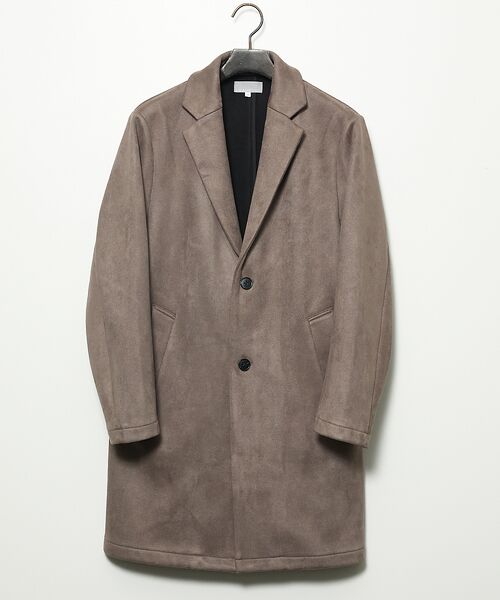 ABAHOUSE / アバハウス アウター | 【スエードライク】ボンディング チェスターコート | 詳細8