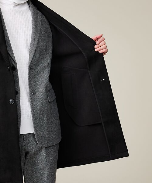 ABAHOUSE / アバハウス アウター | 【スエードライク】ボンディング チェスターコート | 詳細16