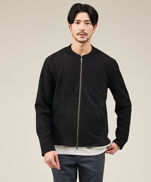 ABAHOUSE / アバハウス ブルゾン | 【スエードライク】シングルライダース ブルゾン | 詳細14