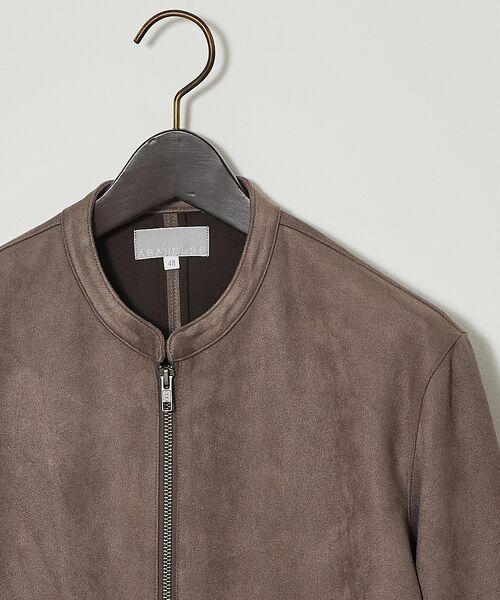 ABAHOUSE / アバハウス ブルゾン | 【スエードライク】シングルライダース ブルゾン | 詳細16