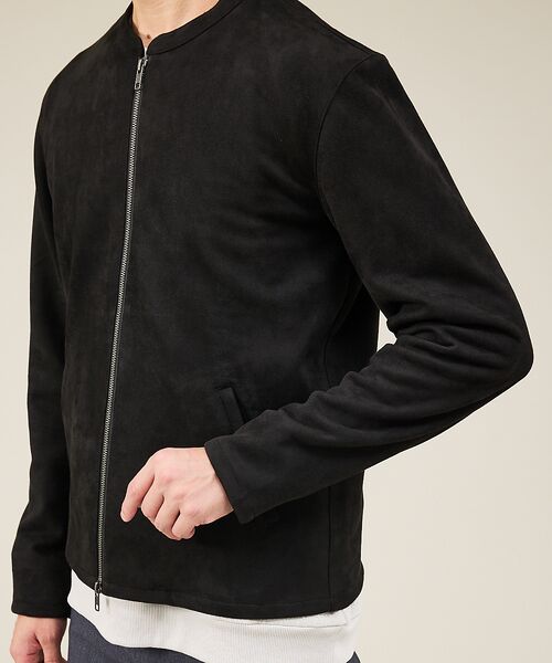 ABAHOUSE / アバハウス ブルゾン | 【スエードライク】シングルライダース ブルゾン | 詳細9
