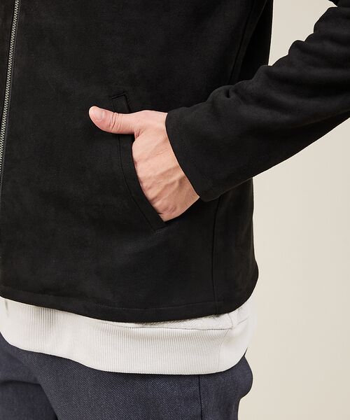 ABAHOUSE / アバハウス ブルゾン | 【スエードライク】シングルライダース ブルゾン | 詳細10