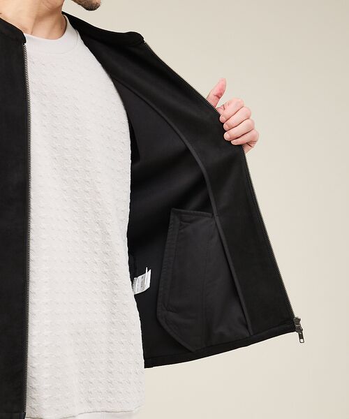 ABAHOUSE / アバハウス ブルゾン | 【スエードライク】シングルライダース ブルゾン | 詳細12