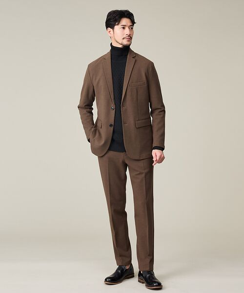 ABAHOUSE / アバハウス スラックス・ドレスパンツ | 【WINTER SHIELD】カシミヤタッチ スラックス / セットアップ対応 | 詳細2