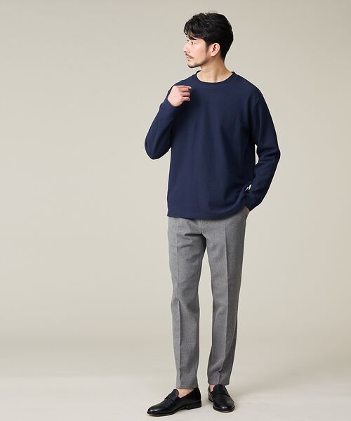 ABAHOUSE / アバハウス スラックス・ドレスパンツ | 【WINTER SHIELD】カシミヤタッチ スラックス / セットアップ対応 | 詳細7