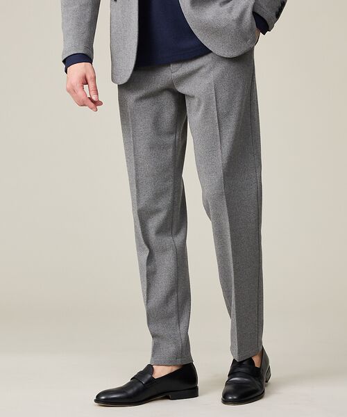 ABAHOUSE/アバハウス 【WINTER SHIELD】カシミヤタッチ スラックス / セットアップ対応 グレー 50 ABAHOUSE/アバハウス 【WINTER SHIELD】カシミヤタッチ スラックス / セットアップ対応 グレー 50