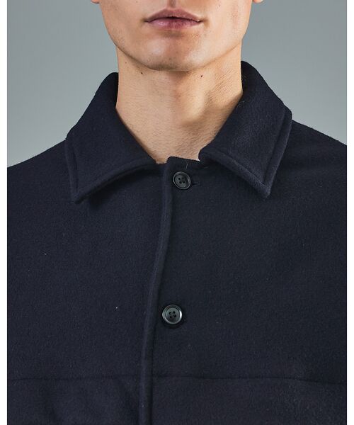 ABAHOUSE / アバハウス ブルゾン | 【セットアップ対応】ウールミルド CPOシャツブルゾン/ ボックスシルエット | 詳細10