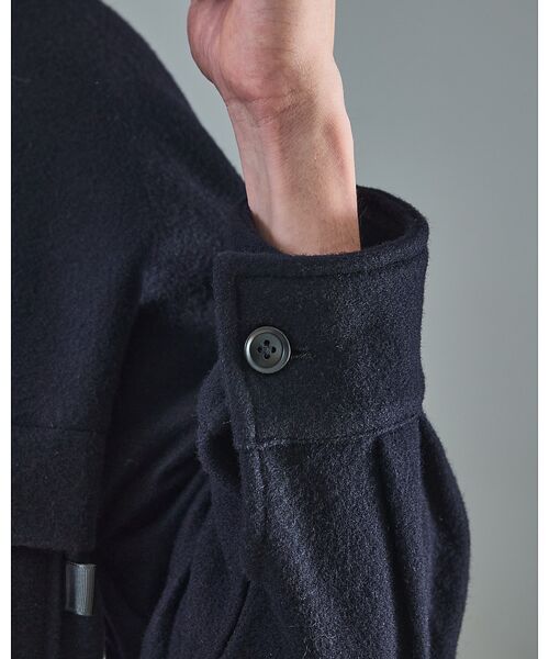 ABAHOUSE / アバハウス ブルゾン | 【セットアップ対応】ウールミルド CPOシャツブルゾン/ ボックスシルエット | 詳細14
