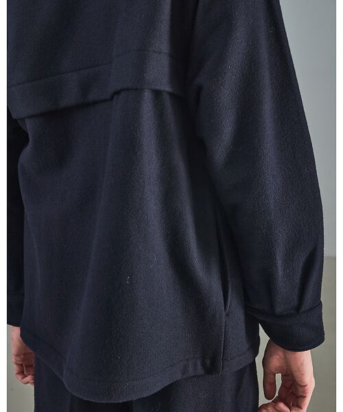 ABAHOUSE / アバハウス ブルゾン | 【セットアップ対応】ウールミルド CPOシャツブルゾン/ ボックスシルエット | 詳細15